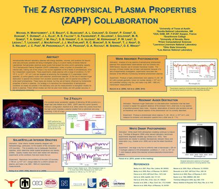 A BSTRACT Astrophysically-relevant laboratory plasmas with energy densities, volumes, and durations far beyond what was previously possible are being investigated.
