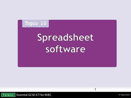 Spreadsheet software 1. Spreadsheets 2 Spreadsheet software Components of spreadsheets Labels - are used for titles, headings, names, and for identifying.
