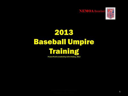 Baseball Umpire Training