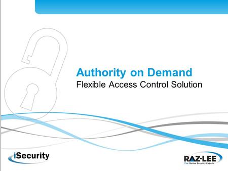 1 Authority on Demand Flexible Access Control Solution.