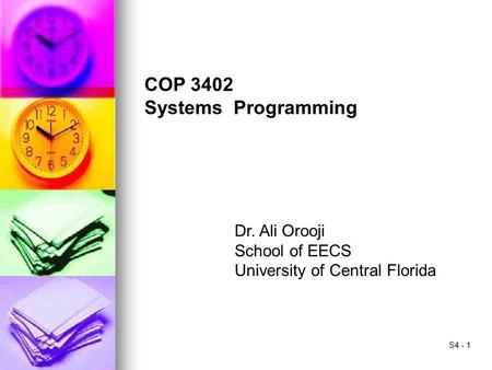 COP 3402 Systems Programming