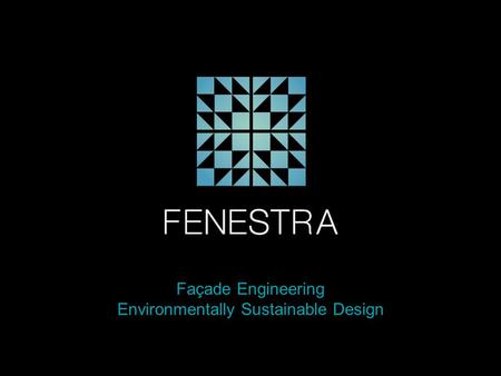 Façade Engineering Environmentally Sustainable Design.