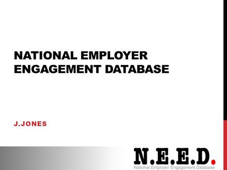 National Employer Engagement Database