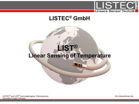 LIST® Linear Sensing of Temperature