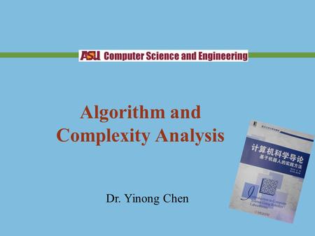Algorithm and Complexity Analysis