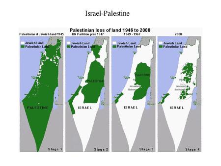 Israel-Palestine. Pre-1917 – Palestine under control of Ottoman empire 1917-1947 – Palestine under British control. Balfour Declaration of 1917 – Britain.