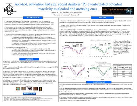 Event-related potentials (ERPs) have been used in past research to study the correlates and consequences of alcohol use (Porjesz et al., 2005). In particular,