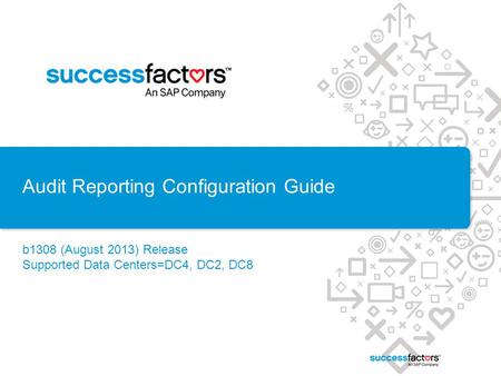 Audit Reporting Configuration Guide