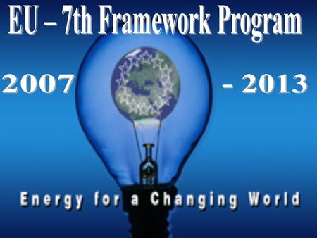 EU – 7th Framework Program