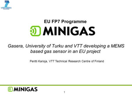 Pentti Karioja, VTT Technical Research Centre of Finland