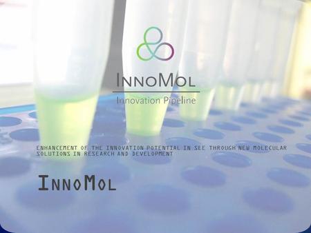 I NNO M OL ENHANCEMENT OF THE INNOVATION POTENTIAL IN SEE THROUGH NEW MOLECULAR SOLUTIONS IN RESEARCH AND DEVELOPMENT.