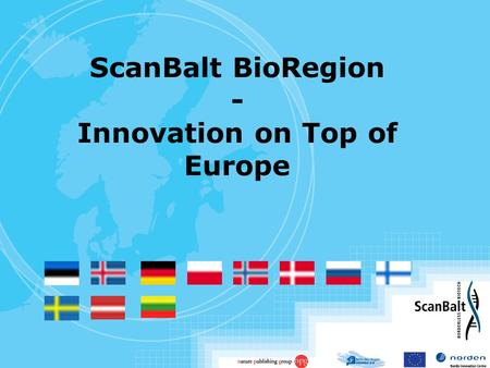 ScanBalt BioRegion - Innovation on Top of Europe.