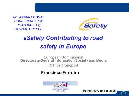 eSafety Contributing to road safety in Europe
