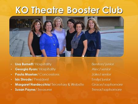 KO Theatre Booster Club