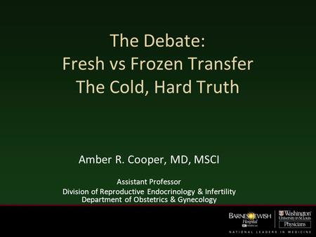 The Debate: Fresh vs Frozen Transfer The Cold, Hard Truth