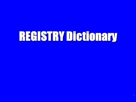 1 REGISTRY Dictionary. 2 Find this kind of polymers: Ph-O-Si- SRU -Si-O-Ph with no Si inside the SRU Skills Practice.