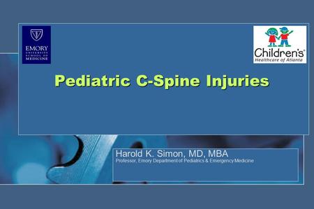 Pediatric C-Spine Injuries