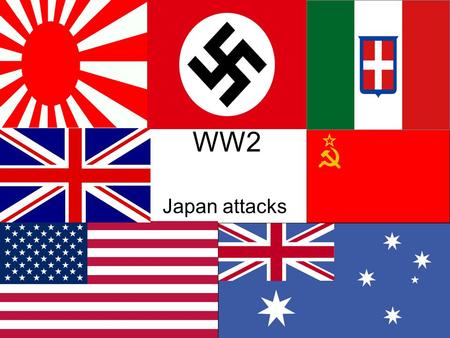 WW2 Japan attacks. Invasion of the Philippines The Japanese invasion of the Pacific was all a part of a grand plan. The Philippines have been in the hands.
