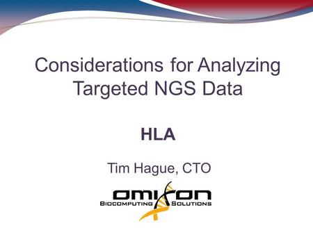 Considerations for Analyzing Targeted NGS Data HLA