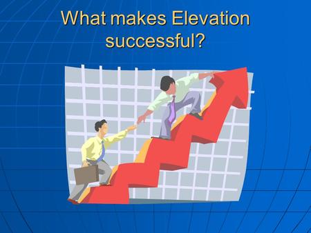What makes Elevation successful?. 2001 ESA Consultation Survey 2001 ESA Consultation Survey Percent of administrative units reporting: Percent of administrative.