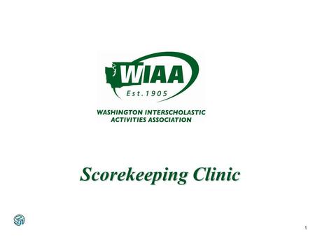 1 Scorekeeping Clinic Scorekeeping Clinic. 2 Please: Turn off cell phones. Keep conversations to clinic related topics and low volume. If you have a question,