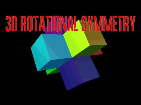 © T Madas. We can extend the idea of rotational symmetry in 3 dimensions: