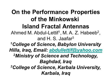 On the Performance Properties of the Minkowski