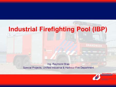 Industrial Firefighting Pool (IBP)