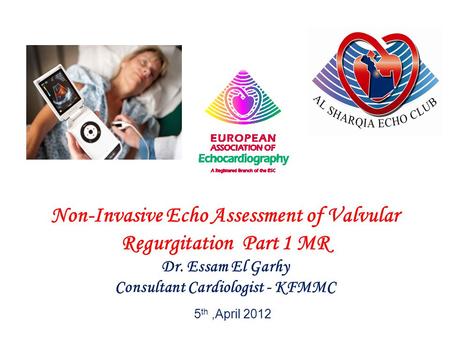 Non-Invasive Echo Assessment of Valvular Regurgitation Part 1 MR
