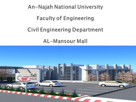 Graduation Project Thesis: Structural Analysis & Design of “Al-Mansour Mall”