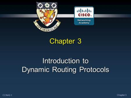 Introduction to Dynamic Routing Protocols