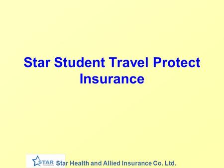 Star Student Travel Protect Insurance