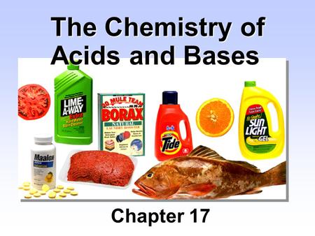 The Chemistry of Acids and Bases Chapter 17. 2 Strong and Weak Acids/Bases Acids and bases into STRONG or WEAK ones.Acids and bases into STRONG or WEAK.