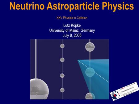 Neutrino Astroparticle Physics