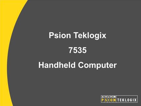 Psion Teklogix 7535 Handheld Computer.