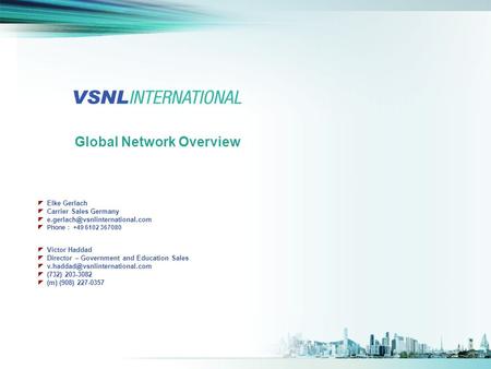 Global Network Overview