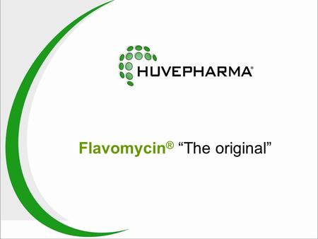 Flavomycin ® “The original”. 2 Content 3 Introduction Stability Flavomycin ® compared with generics - Flavomycin 40 and 80 - in feed - in premix Conclusions.