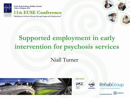Supported employment in early intervention for psychosis services