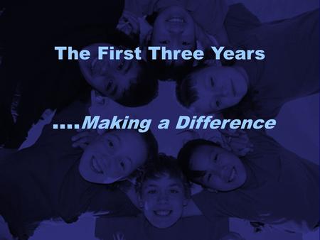 The First Three Years …. Making a Difference. Objective Fundamentals Shortfall in Education Solution.