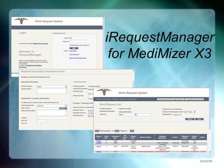 iRequestManager for MediMizer X3