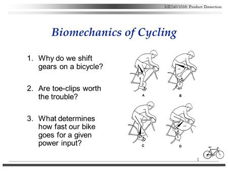 Biomechanics of Cycling