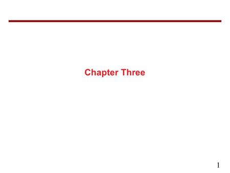 Chapter Three.