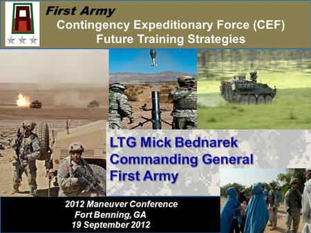 Contingency Expeditionary Force (CEF) Future Training Strategies