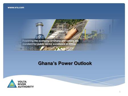 Www.vra.com Ghana’s Power Outlook 1. www.vra.com Generation Sources 2 Currently, VRA contributes 75% of the total generation.