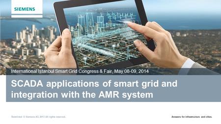 SCADA applications of smart grid and integration with the AMR system