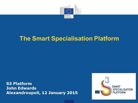 The Smart Specialisation Platform