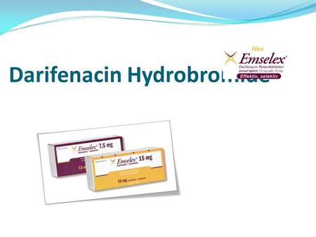Darifenacin Hydrobromide