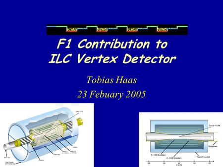 F1 Contribution to ILC Vertex Detector Tobias Haas 23 Febuary 2005.