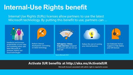 Internal-Use Rights benefit
