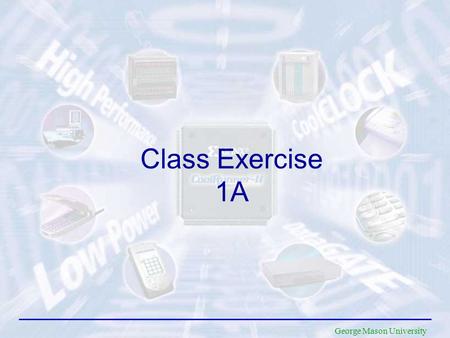 Class Exercise 1A.